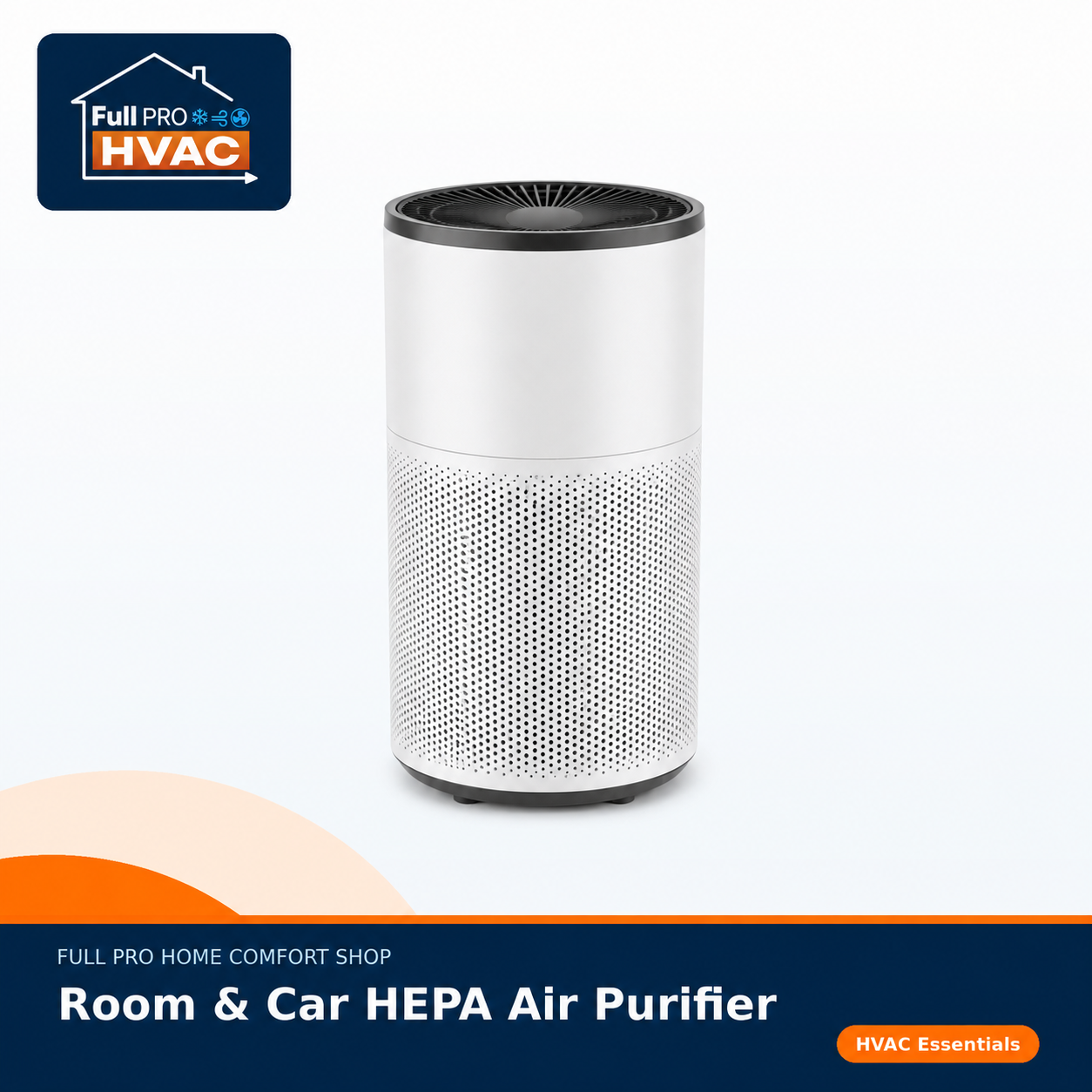 Room & Car HEPA Air Purifier — 3-Stage Filtration